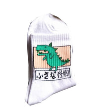 Load image into Gallery viewer, new fashion Harajuku women girls Hip Hop long socks cute Animal dinosaur socks for  ladies  funny japan  cartoon socks