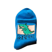 Load image into Gallery viewer, new fashion Harajuku women girls Hip Hop long socks cute Animal dinosaur socks for  ladies  funny japan  cartoon socks