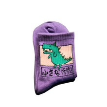 Load image into Gallery viewer, new fashion Harajuku women girls Hip Hop long socks cute Animal dinosaur socks for  ladies  funny japan  cartoon socks