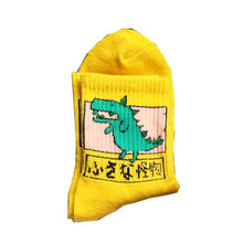 Load image into Gallery viewer, new fashion Harajuku women girls Hip Hop long socks cute Animal dinosaur socks for  ladies  funny japan  cartoon socks