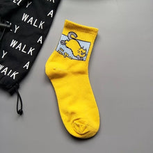 Load image into Gallery viewer, new fashion Harajuku women girls Hip Hop long socks cute Animal dinosaur socks for  ladies  funny japan  cartoon socks