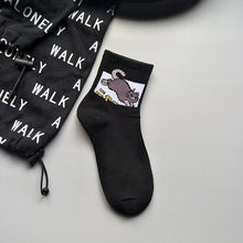 Load image into Gallery viewer, new fashion Harajuku women girls Hip Hop long socks cute Animal dinosaur socks for  ladies  funny japan  cartoon socks