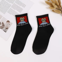 Load image into Gallery viewer, new fashion Harajuku women girls Hip Hop long socks cute Animal dinosaur socks for  ladies  funny japan  cartoon socks