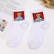 Load image into Gallery viewer, new fashion Harajuku women girls Hip Hop long socks cute Animal dinosaur socks for  ladies  funny japan  cartoon socks