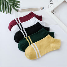 Load image into Gallery viewer, 5Pairs New Arrivl Women Socks funny Fruits Cute Happy Art  Silicone Slip Invisible Sock 35-40