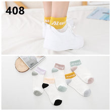 Load image into Gallery viewer, 5Pairs New Arrivl Women Socks funny Fruits Cute Happy Art  Silicone Slip Invisible Sock 35-40