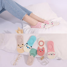 Load image into Gallery viewer, 5Pairs New Arrivl Women Socks funny Fruits Cute Happy Art  Silicone Slip Invisible Sock 35-40