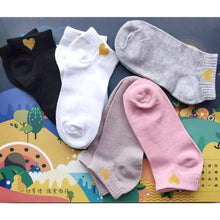 Load image into Gallery viewer, 5Pairs New Arrivl Women Socks funny Fruits Cute Happy Art  Silicone Slip Invisible Sock 35-40