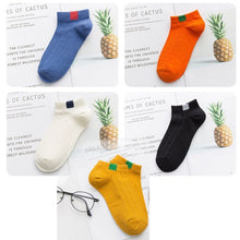 Load image into Gallery viewer, 5Pairs New Arrivl Women Socks funny Fruits Cute Happy Art  Silicone Slip Invisible Sock 35-40