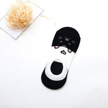 Load image into Gallery viewer, 5 Pairs Summer Cartoon Cotton Thin Women Creative Casual Cotton Funny Animals Happy Sock For Female Cute Kawayi Girls Boat Socks