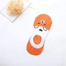 Load image into Gallery viewer, 5 Pairs Summer Cartoon Cotton Thin Women Creative Casual Cotton Funny Animals Happy Sock For Female Cute Kawayi Girls Boat Socks