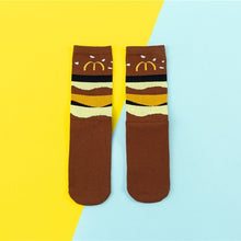 Load image into Gallery viewer, Hot Sales Funny Socks Women Casual Cartoon Fruit Banana Avocado Lemon Egg Cookie Donuts Happy Japanese Harajuku Skateboard Socks