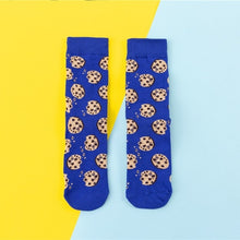 Load image into Gallery viewer, Hot Sales Funny Socks Women Casual Cartoon Fruit Banana Avocado Lemon Egg Cookie Donuts Happy Japanese Harajuku Skateboard Socks