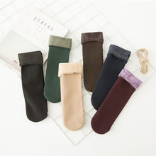 Load image into Gallery viewer, Jeseca Warm Women Socks Thicken Thermal Wool Cashmere Snow Winter Socks Unisex Seamless Velvet Female Boots Floor Sleeping Socks