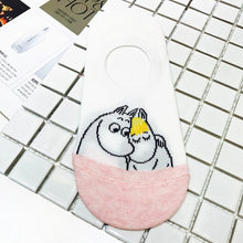 Load image into Gallery viewer, Moomin Valley Cartoon Cute Cosplay ukraine Socks Fashion Classic Funny Medias Cortas De Mujer White Pink Short Cut Socks 1pair