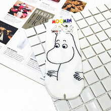 Load image into Gallery viewer, Moomin Valley Cartoon Cute Cosplay ukraine Socks Fashion Classic Funny Medias Cortas De Mujer White Pink Short Cut Socks 1pair